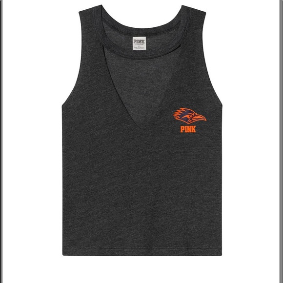 PINK Victoria's Secret Tops - PINK UTSA Roadrunners Choker Neck Muscle Tank NWT